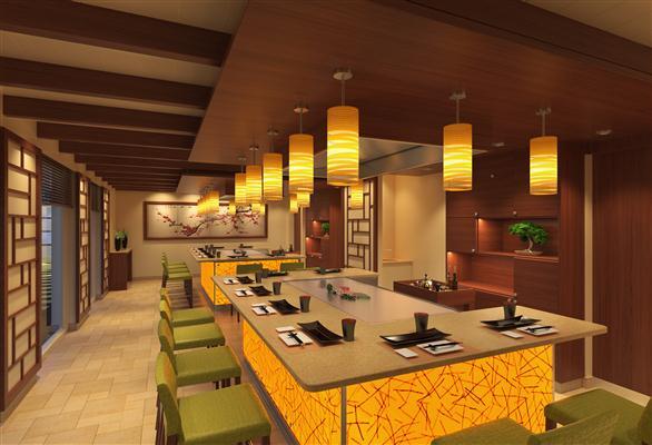 Carnival Freedom features a Bonsai Sushi Express